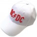 red logo [WHITE] - BASEBALL CAP