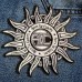 Sun Logo [silver, CUT OUT] - PATCH