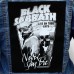 Never Say Die! / Live on Tour 1978 - BACKPATCH