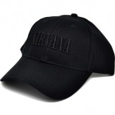 black logo - BASEBALL CAP
