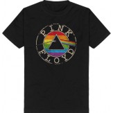 Dark Side of The Moon / Logo Circle Rainbow - TS